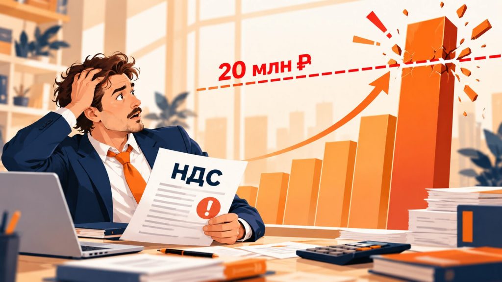 Доход приближается к 20 млн рублей — переход на НДС при УСН